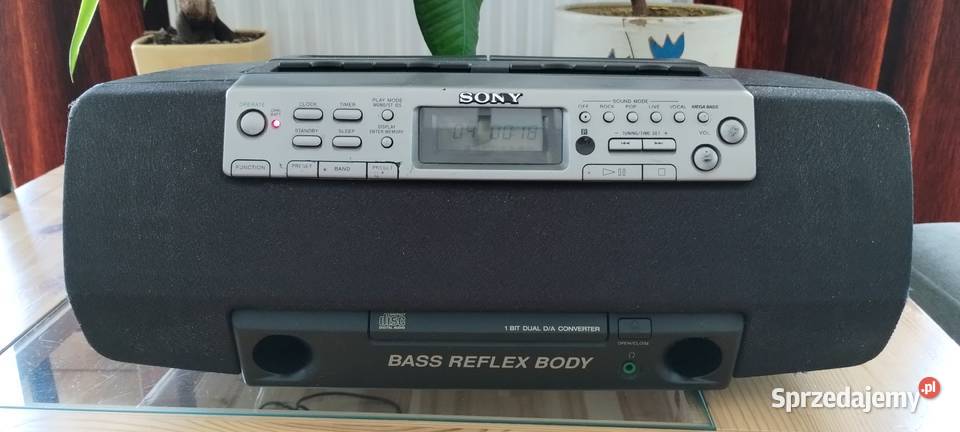 Radiomagnetofon z CD Sony CFD-W57L boombox