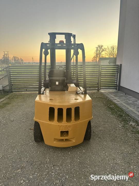 Wózek widlowy Yale 3t 35m diesel automat przesuw Wózki widłowe łódzkie Pajęczno