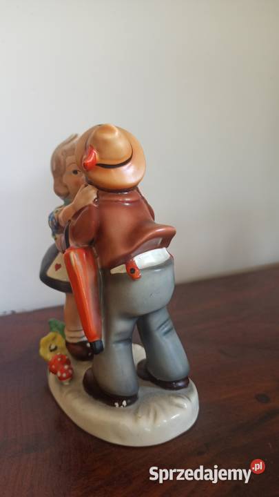 Figurka Pierwsza Miłość Cortendorf Lata 5060 XX Porcelana i szkło