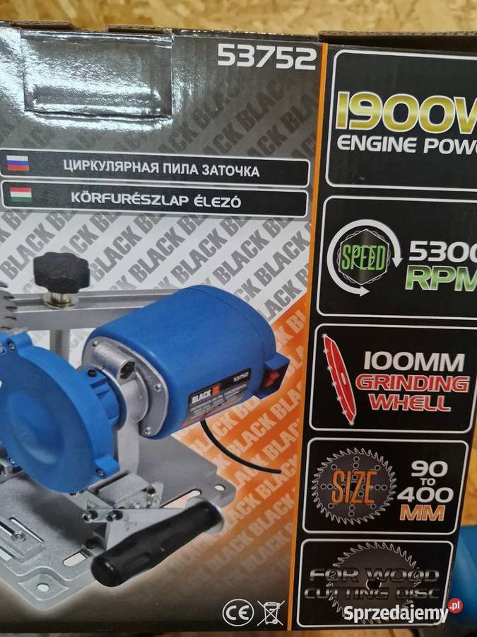 OSTRZAŁKA DO PIŁ WIDIOWYCH BLACK 1900W 90400 wielkopolskie Głogowa sprzedam