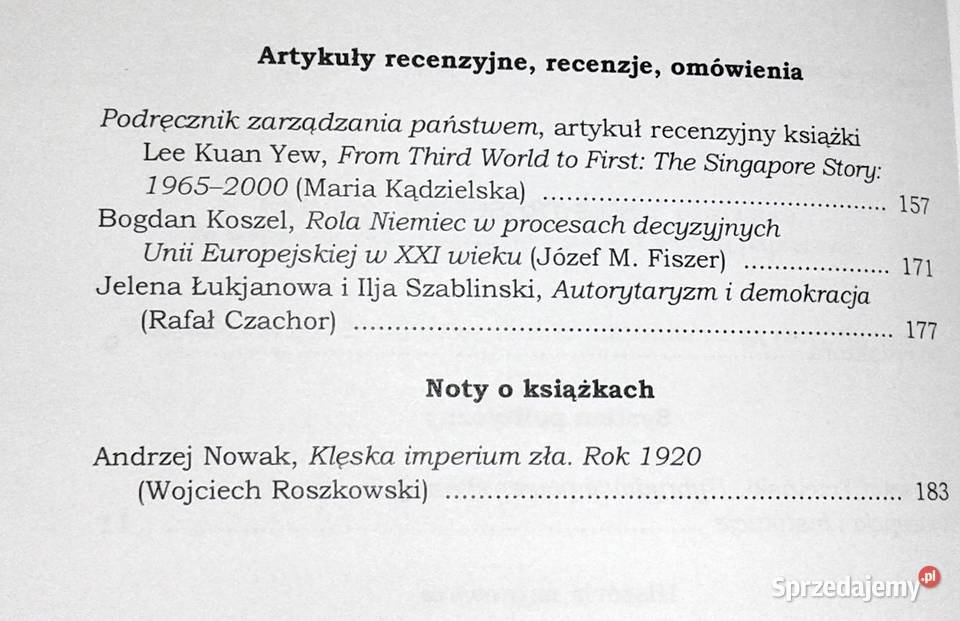 Studia Polityczne Tom 48 3 2020 sprzedam