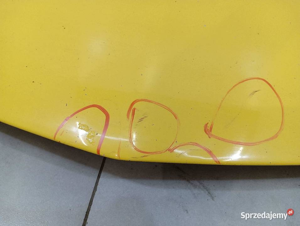 MASKA PRZÓD ZÓŁTA Renault Modus I 20042012 Maski