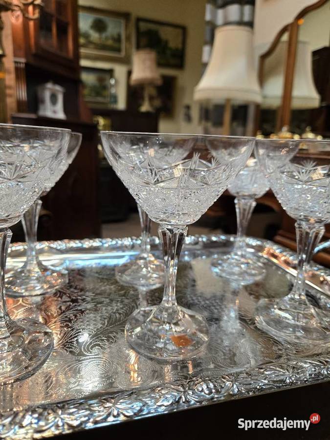 Kryształowe Kieliszki do Martini Kalisz Kieliszki i pucharki wielkopolskie