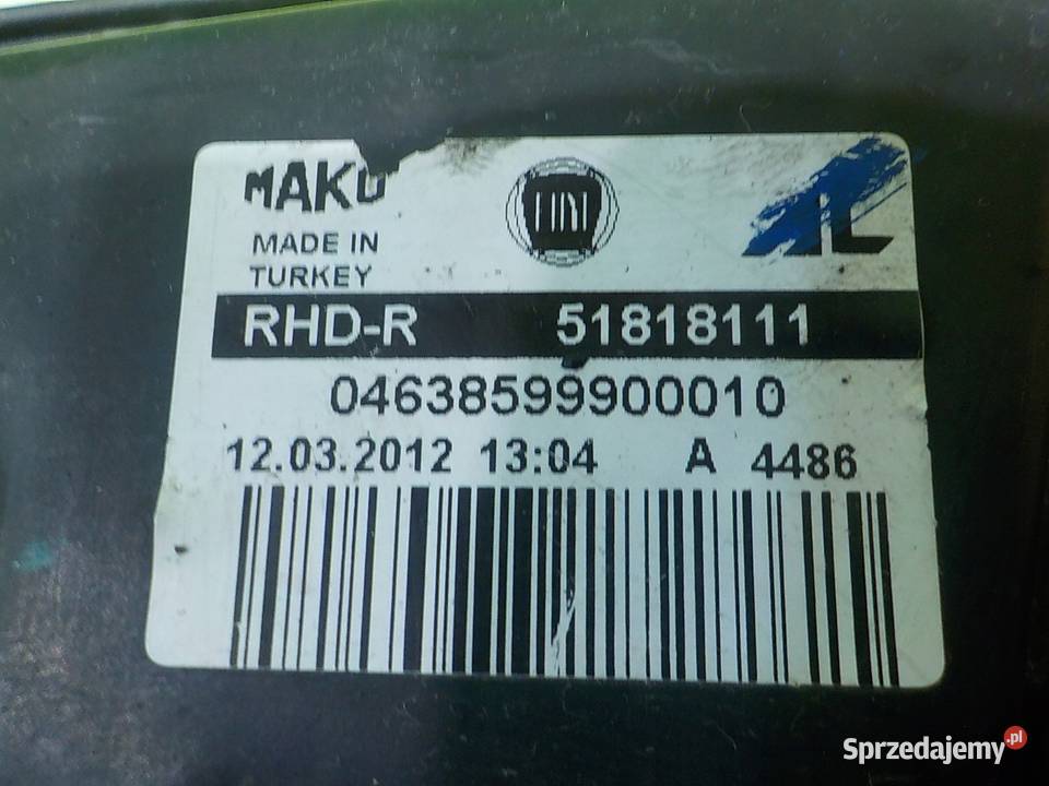 FIAT DOBLO II 13 MJET 12r lampa prawa przod