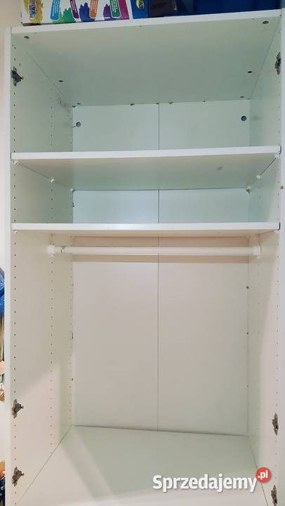 Szafa pax IKEA biała 75x60x236 fronty lustro wielkopolskie