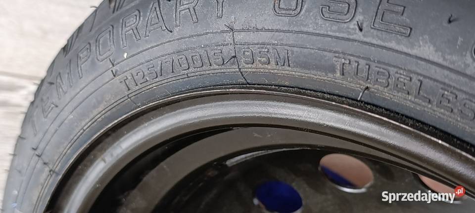 koło dojazdowe opona dojazdowa nowa T12570D1595 Poznań