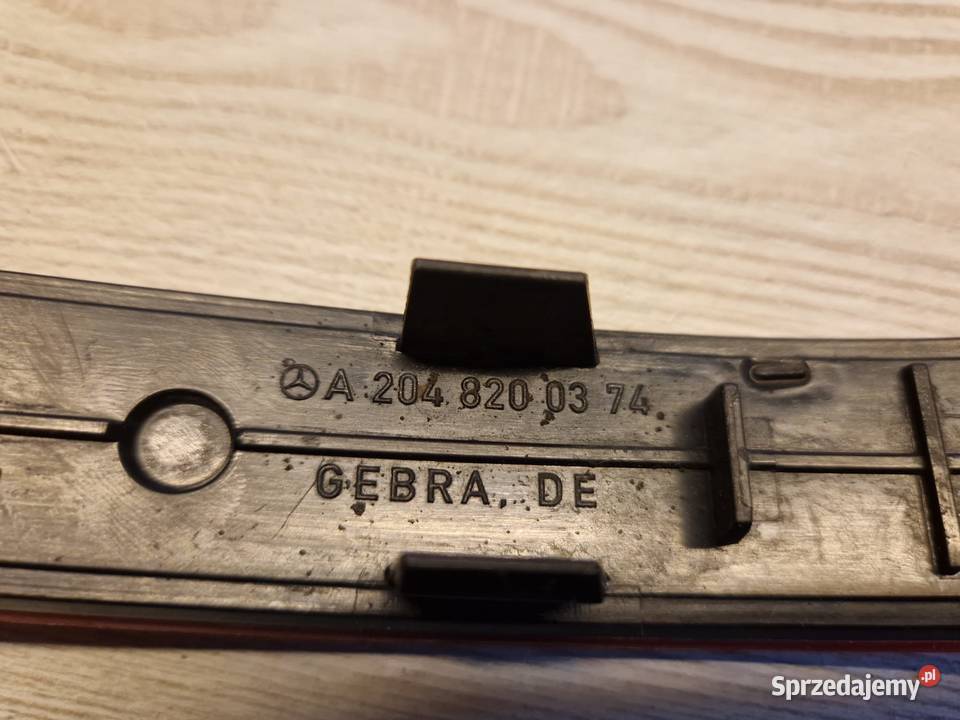 Odblask zderzaka Mercedes CLK Claas Lewy tył Odblaski