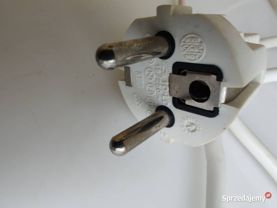 Kabel zasilający do czajnika biały 3 PIN 16A 250 Olecko sprzedam