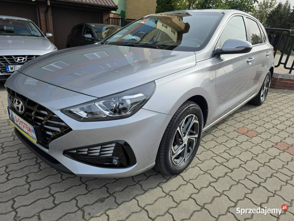 Hyundai i30 2021 Salon Polska 1Właściciel ledy srebrny Białystok