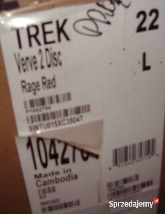 TREK VERCE 2 DISC L 22 NOWY ROWER Katowice sprzedam