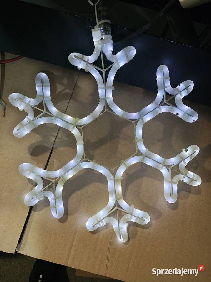 Śnieżka neon 35 ozdoba świąteczna LED lubuskie Zielona Góra sprzedam