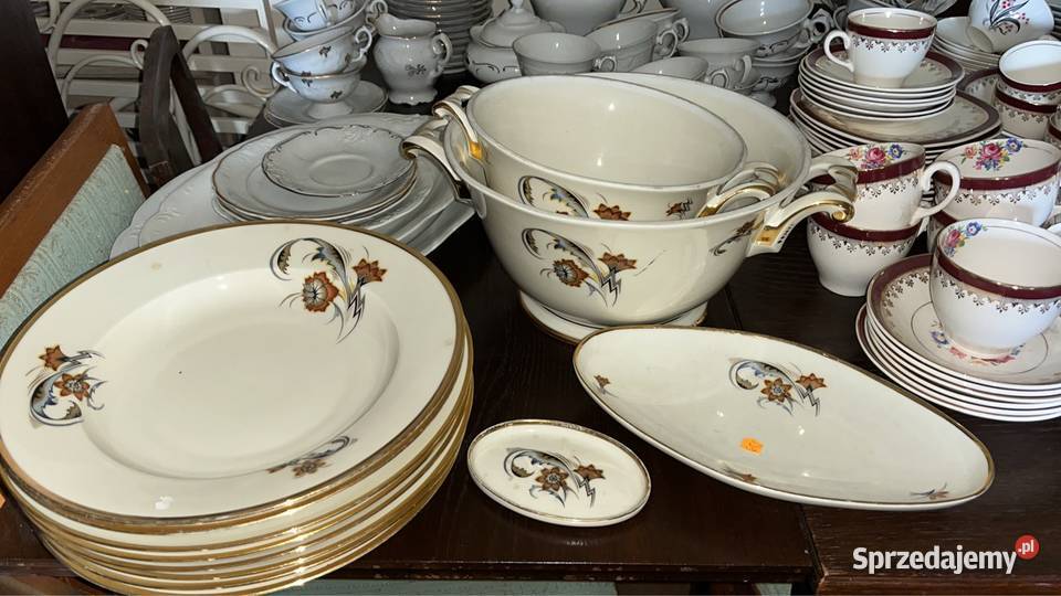 Półmisek BG Kjobenham Made in Denmark Syg z 1924 Porcelana i szkło Gdańsk