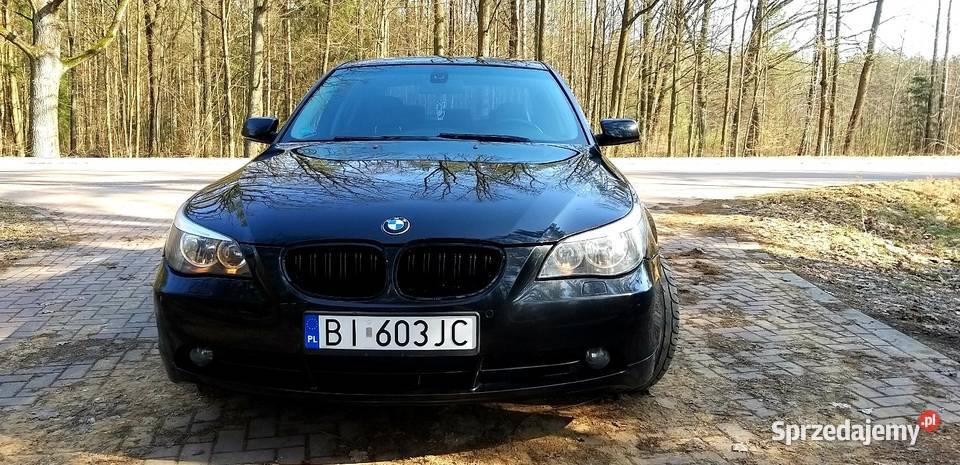 BMW E60 520i LPG Stag M54 170 sedan skóry 2200cm3 Seria 5 podlaskie