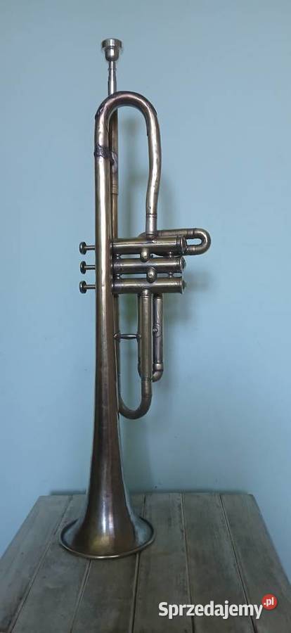 Stara mosiężna trąbka sprzedam
