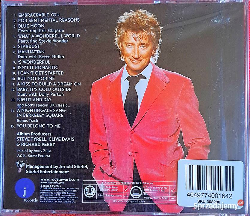 Nowy CD Album CD ROD STEWARD Stardust The Great CD łódzkie Łódź