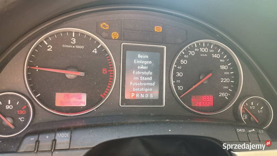 Audi A4 B6 Avant 25 V6 TDI 2003r zmieniarka CD Świdwin sprzedam