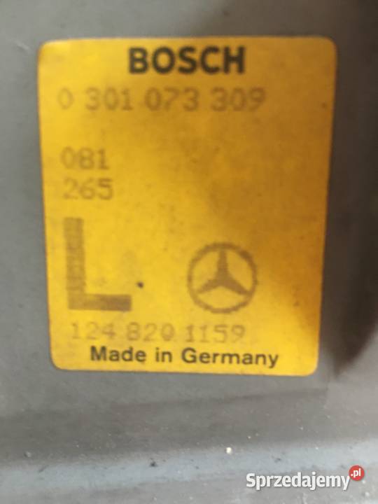 MERCEDES W124 ORYGINALNE LAMPY PRZEDNIE BOSCH podlaskie Białystok
