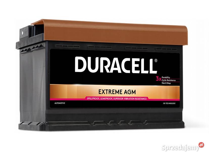 Akumulator Duracell EXTREME DE80 AGM 12V 80Ah Wrocław sprzedam