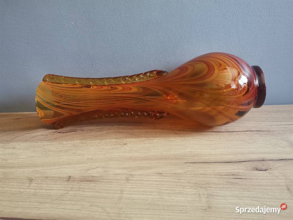 Stary duży wazon huta Laura Tarnów projekt Katowice