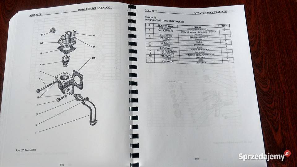 KATALOG CZĘŚCI Pronar MTZ 80 82 Dodatek MTZ 82 Stalowa Wola