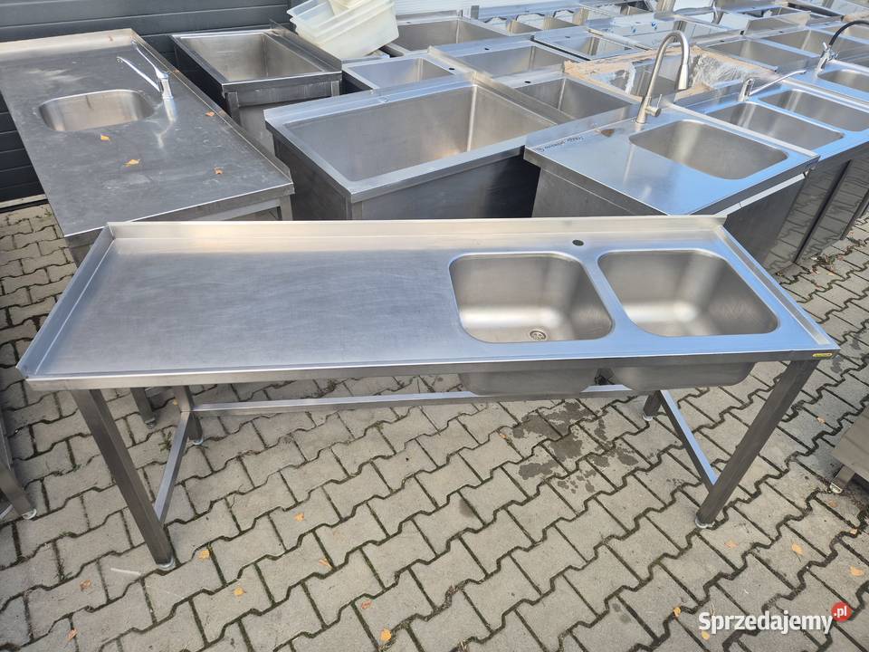 Zlew Gastronomiczny 2 Komorowy Z Blatem 1906085 Ostrów Wielkopolski