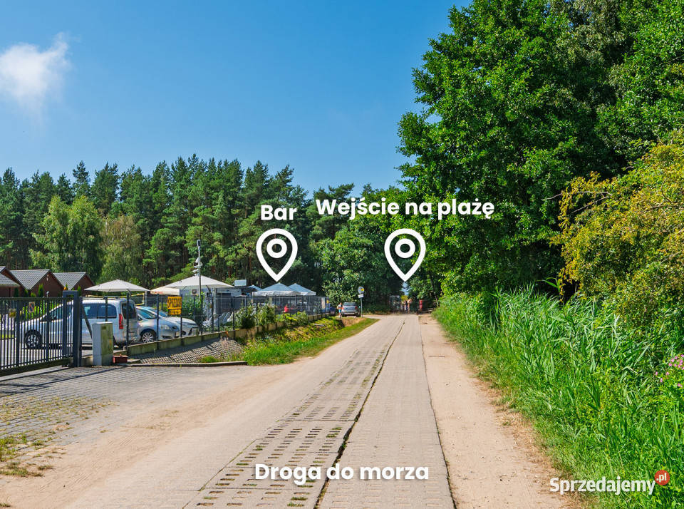 Działka z widokiem na morze i jezioro 26m Darłowo