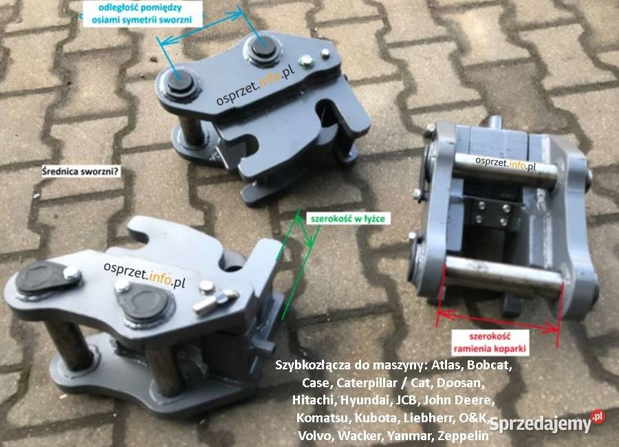 Szybkozłącze do koparki JCB ATLAS CAT DOOSAN Biznes i Przemysł podlaskie Białystok