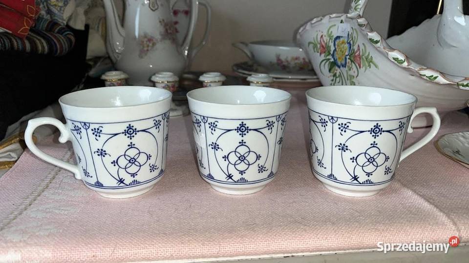 Wzór słomkowyIndisch Blau Filiżanka bez spodka Gdańsk