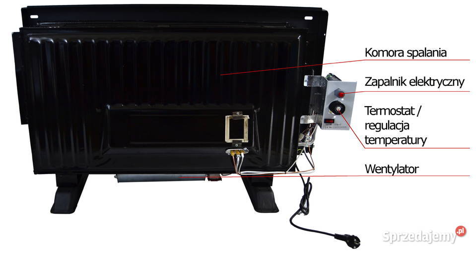 Piecyk gazowy z wentylatorem 10kW konwektor Stąporków