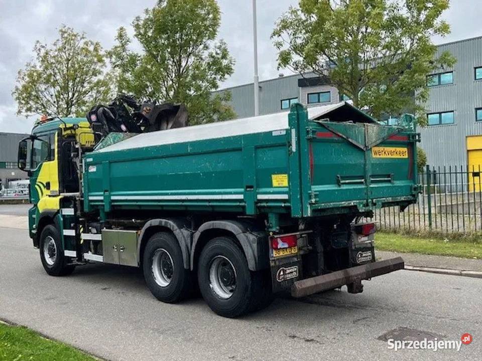 Wywrotka 6x6 z dzwigiem Boardmatic Man TGS 28420 mazowieckie