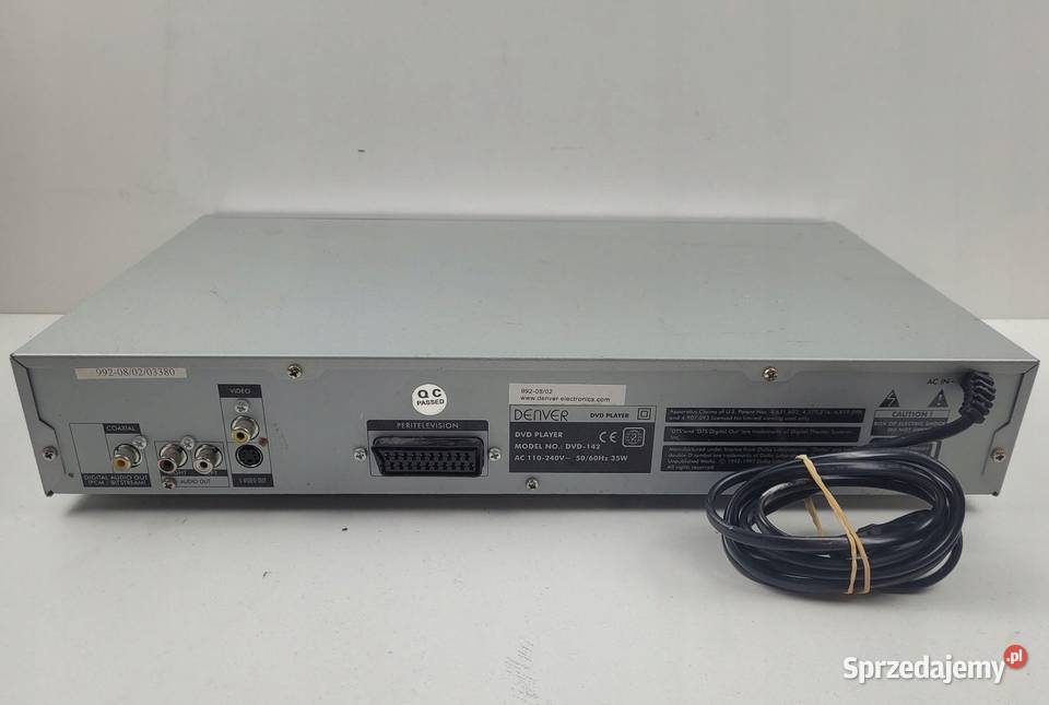 Odtwarzacz Denver DVD142 DVD Sprawny DVD i Blu-ray