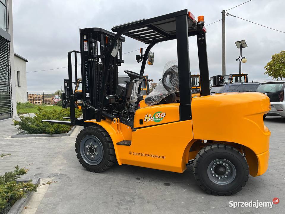 Wózek widłowy elektryczny 3T triplex Gunter Poznań