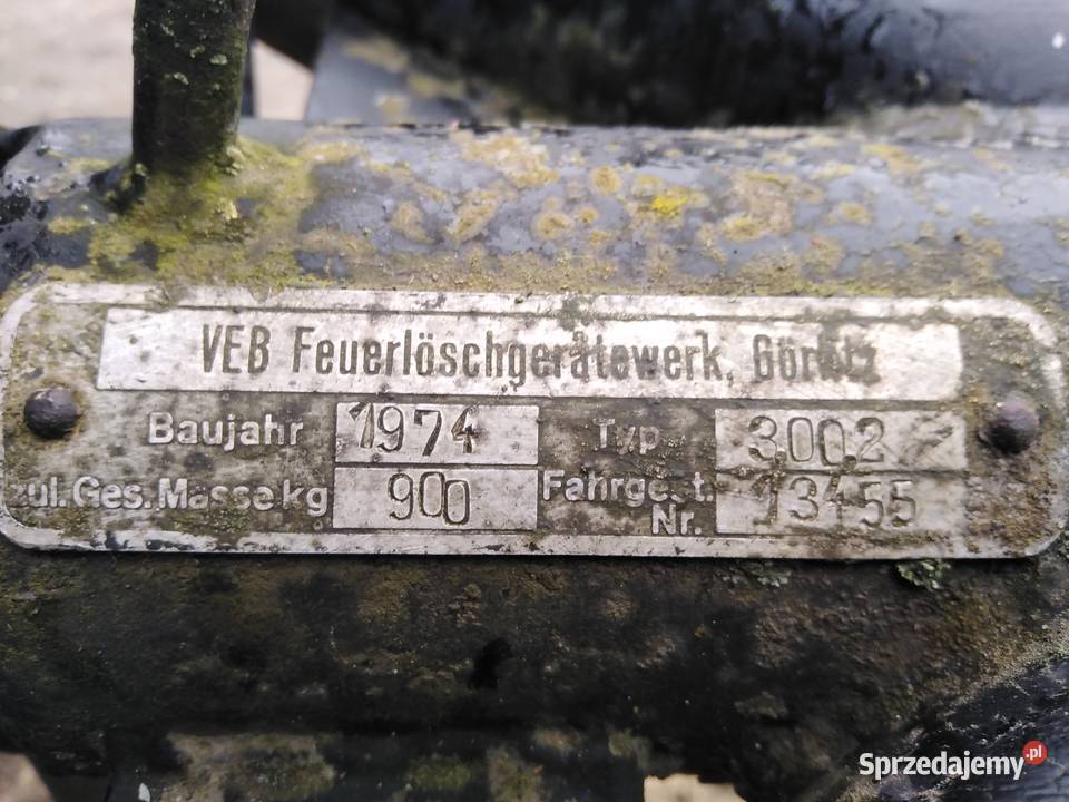 Przyczepa pożarnicza sprzedam