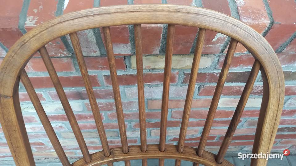 Fotele drewniane 3 sztuki rustykalne 641 Meble zachodniopomorskie Gawroniec