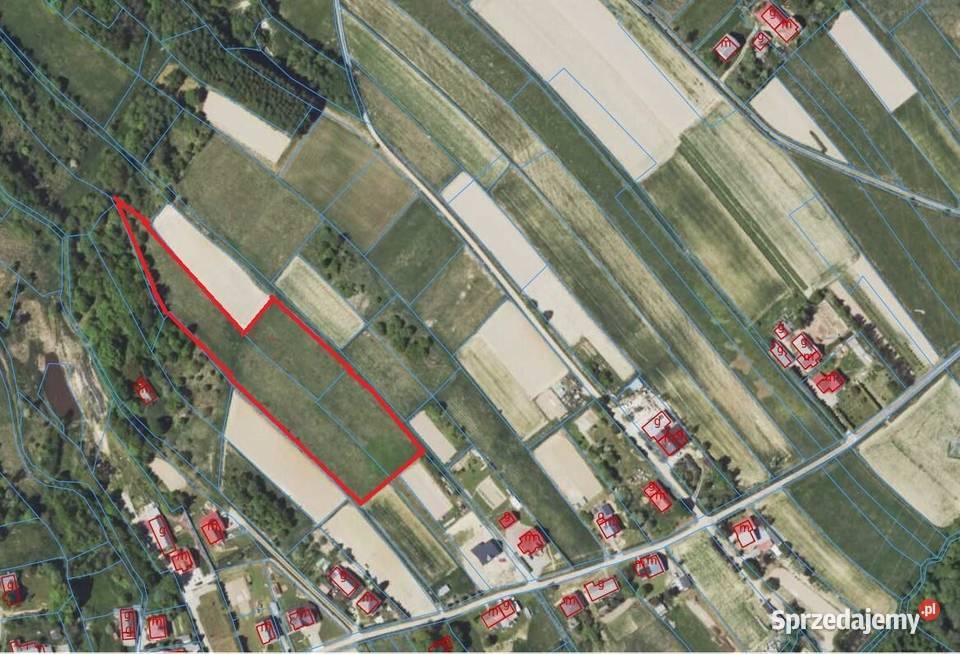 Widokowa 99 arowa działka w Jasienicy Rosielnej 25zł/m2 Jasienica Rosielna sprzedam