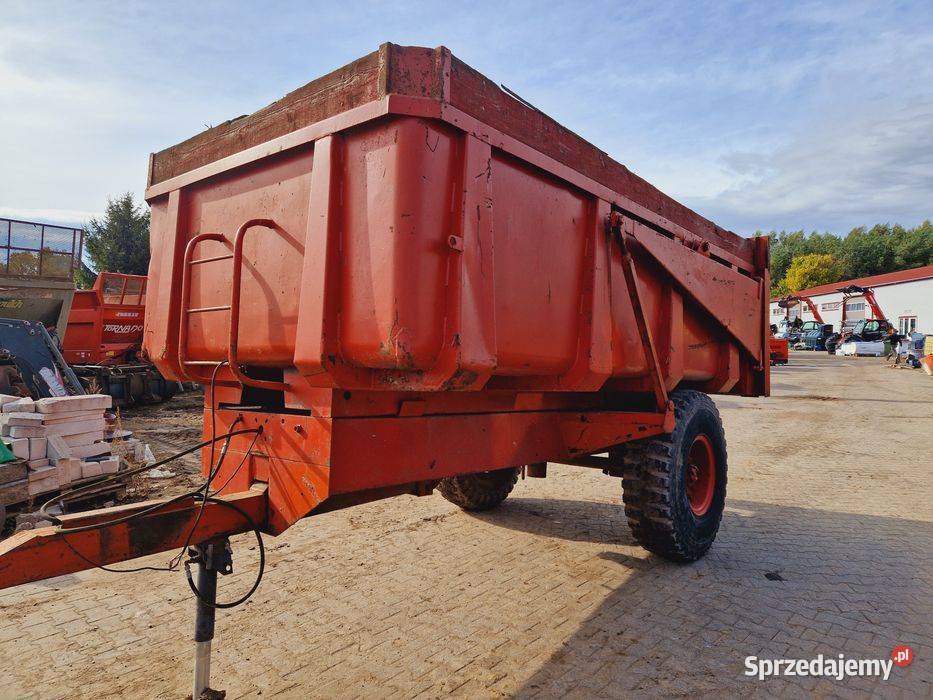 Przyczepa jednoosiowa 8t skorupowa Wywrotka MAM Pozostałe