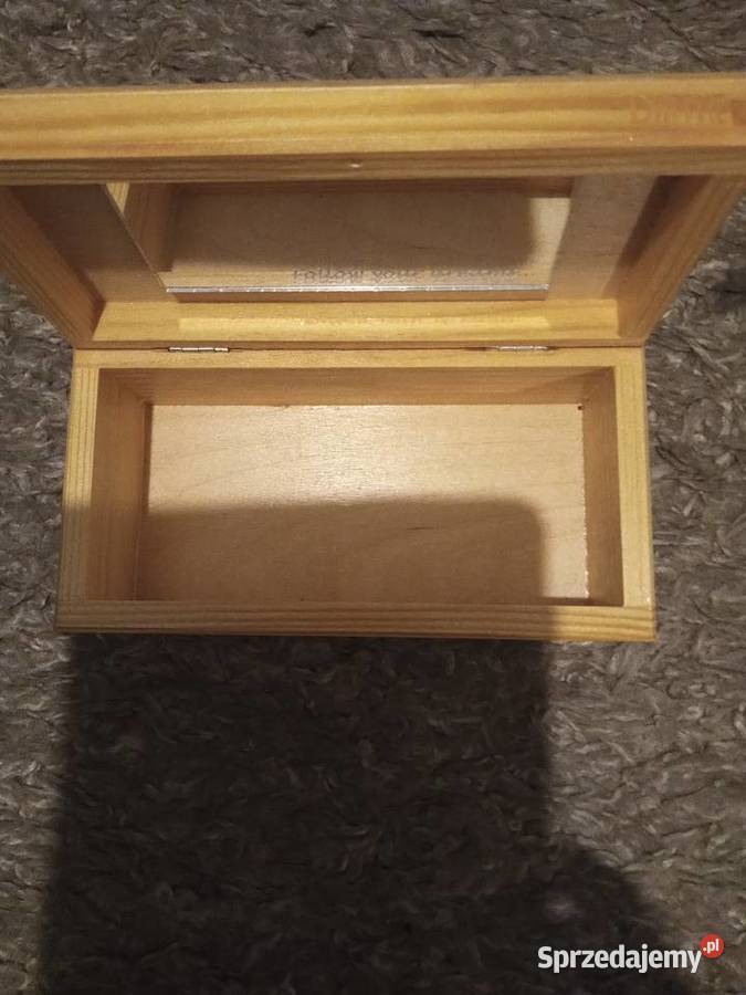 Szkatułka drewniana na biżuterię i drobiazgi Tychy