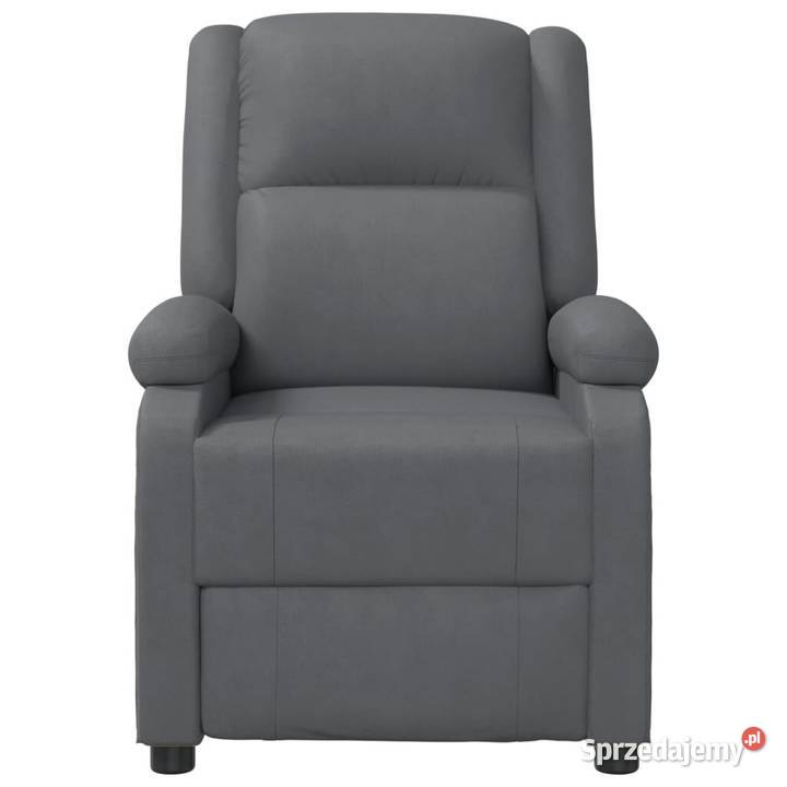 vidaXL Fotel masujący antracytowy tapicerowany Warszawa