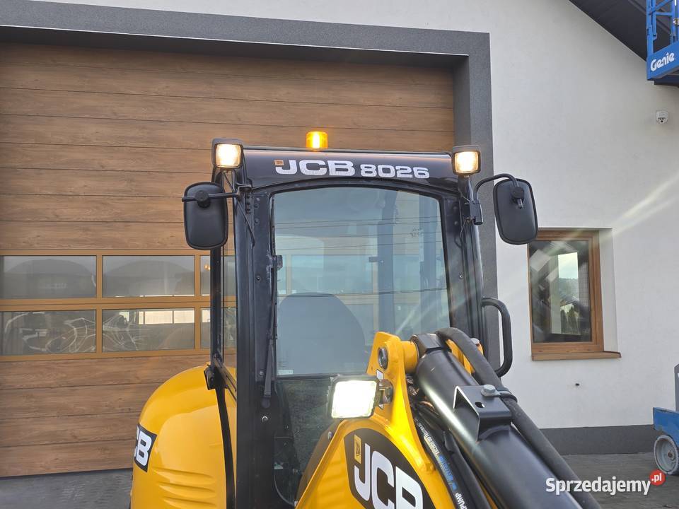 JCB 8026 mini koparka 3 łyżki szybkozłącze 1 wł Bieliny