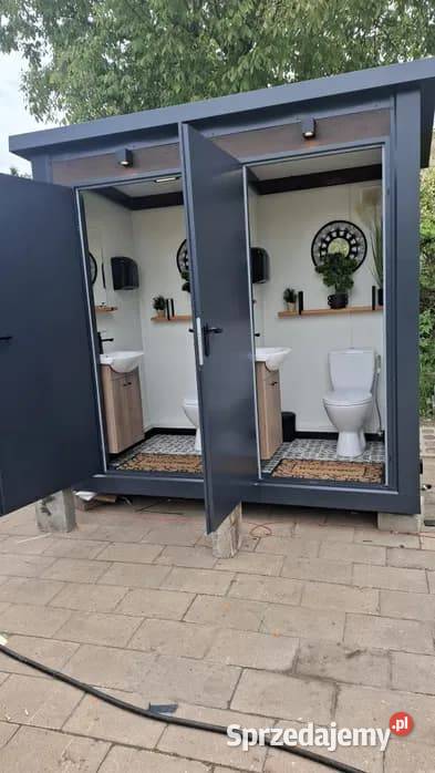 Kontener sanitarny toaleta łazienka wc prysznic
