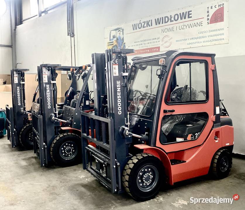 Nowy wózek widłowy 25 tony LPG przesuw Triplex Gdynia