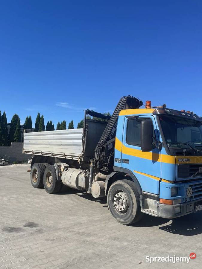 Volvo FM 3stronna wywrotka z HDS HIAB 125 Radom