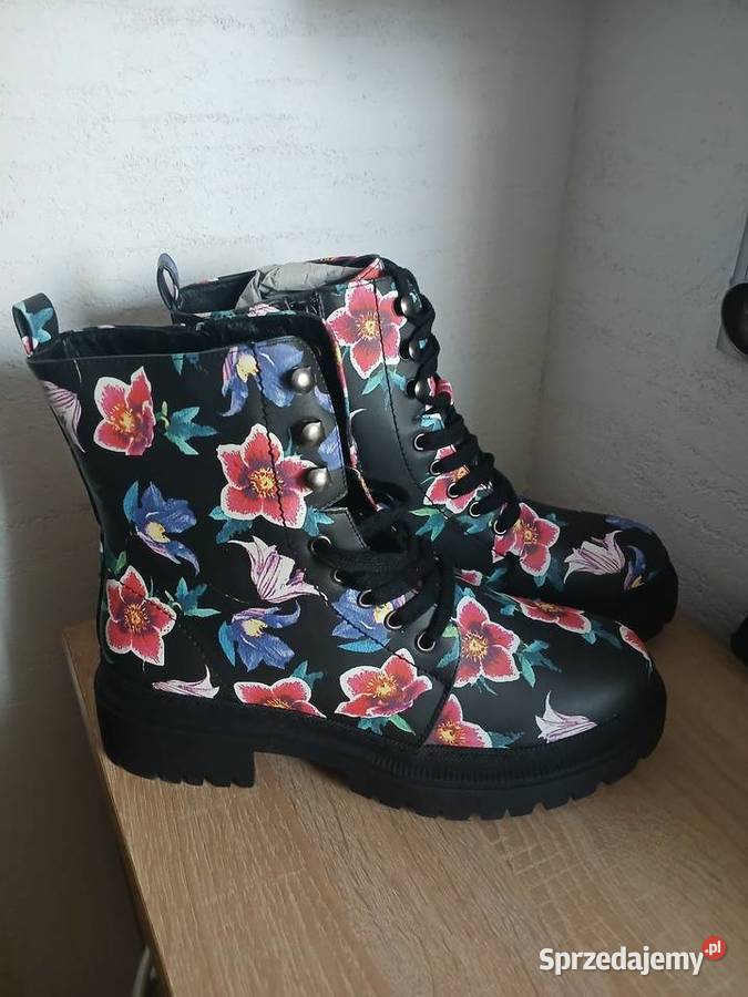 Kozaki botki w kwiaty małopolskie Chrzanów