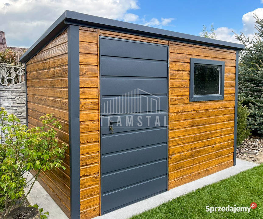 Schowek Domek Ogrodowy 25x2m Drzwi Okno