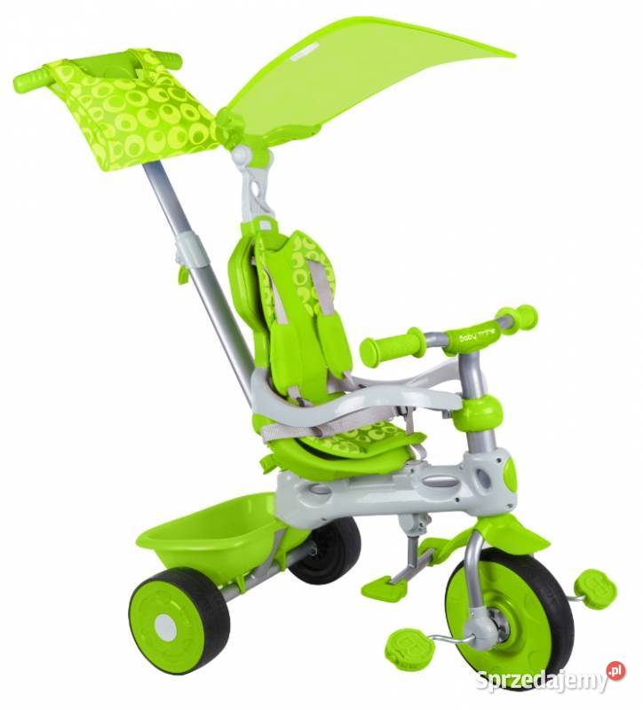 ROWEREK TRÓJKOŁOWY 3 W 1 ZIELONY BABY TRIKE Rowerki podlaskie Bielsk Podlaski