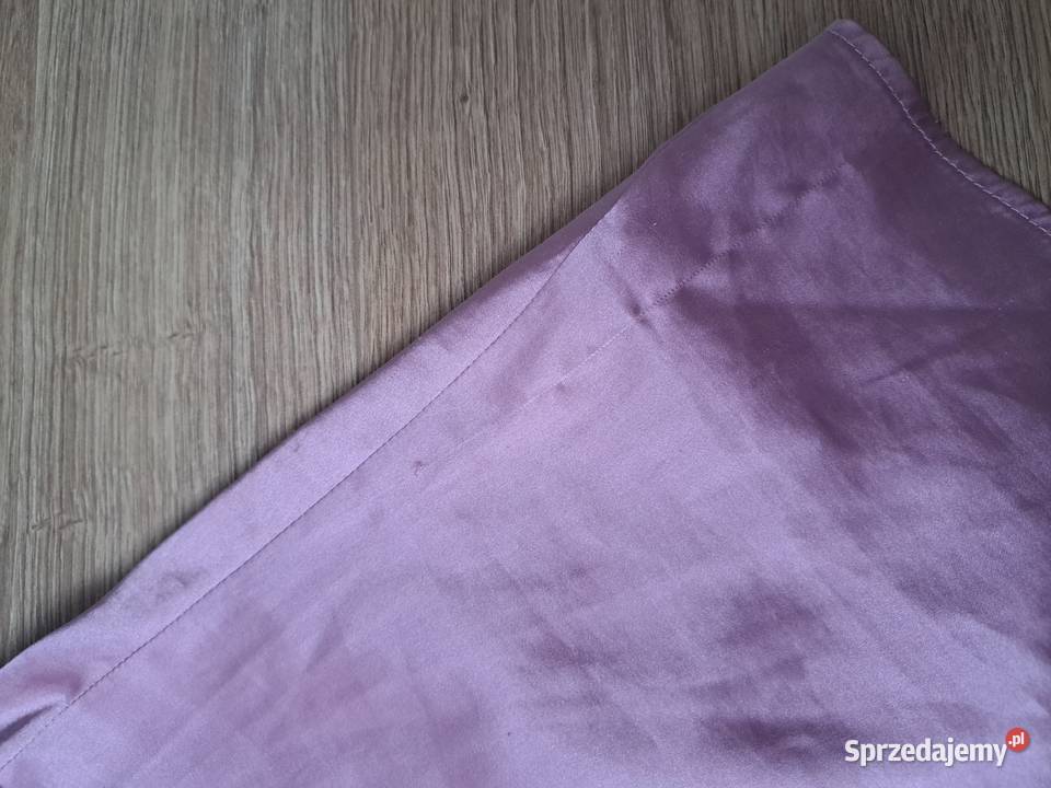 Pudroworóżowa piżamka satynowa z koronką rozmiar