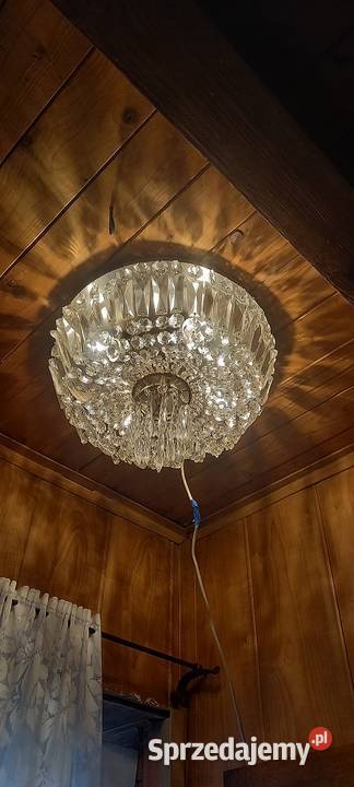 Elegancki kryształowy żyrandol 2 Wysyłka Skierniewice