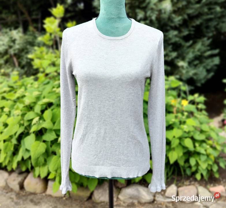 Szary sweter Mango L 40 wiskoza bluzka top Mango Szczecin sprzedam