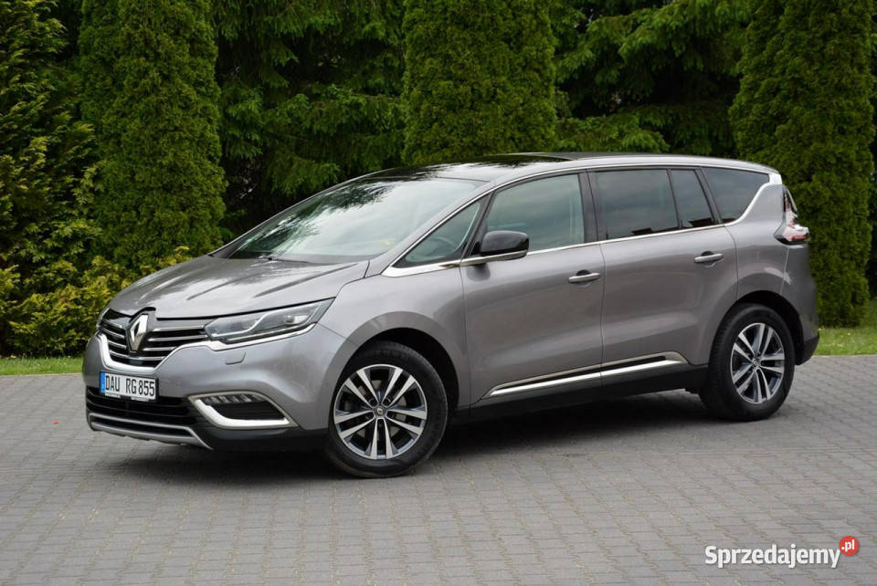 Renault Espace Full Led Skóry Navi Kamera BLIS elektrycznie ustawiane fotele Ostrów Mazowiecka