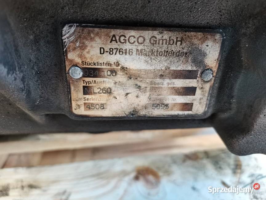 Obudowa skrzyni ML260 Fendt 936 Vario Pozostałe Wilkowo sprzedam